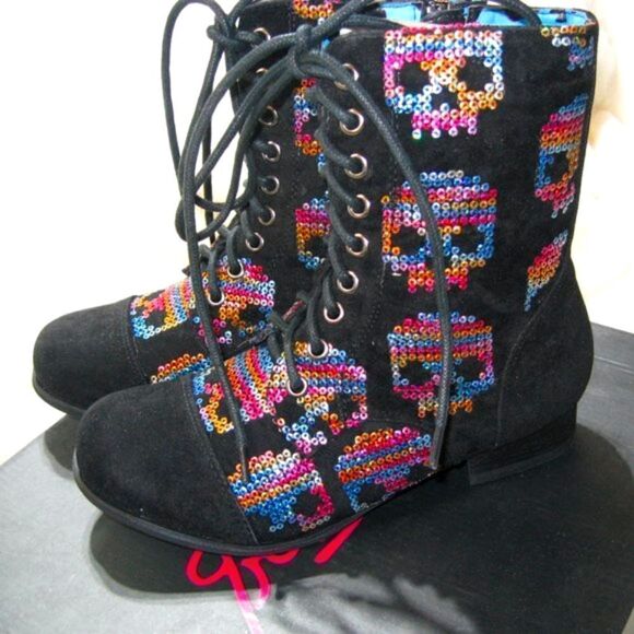 NIB Iron Fist Sugar Hiccup Combat Boot - Picture 2 of 9